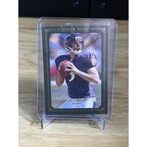 2008 Upper Deck Masterpieces Joe Flacco Framed RC /50